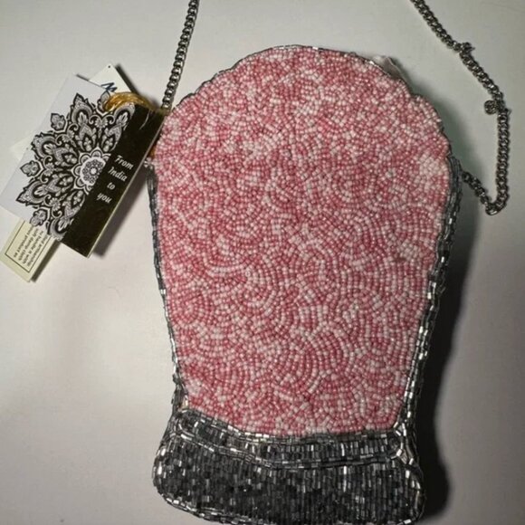 From India to You Strawberry Shake Ice Cream Soda Beaded Handbag Tik Tok Viral - Picture 3 of 4